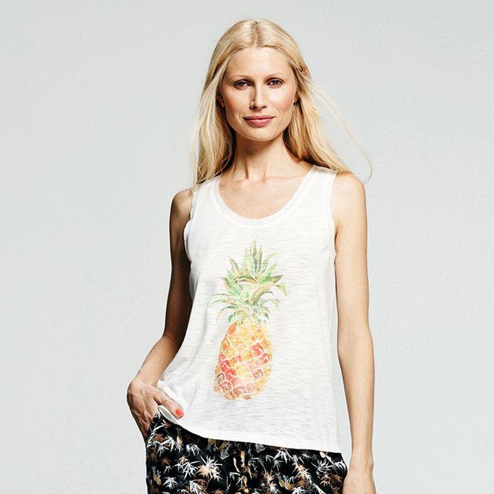 Peter Som For Designation Slubbed Pineapple Tank - Women's