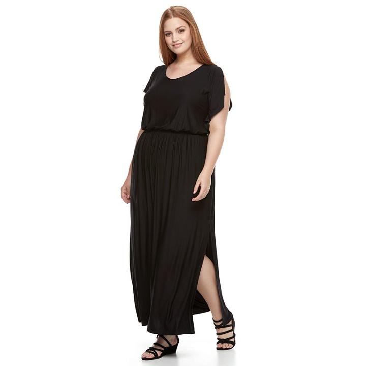 Plus Size Apt. 9&reg; Strappy-back Maxi Dress, Women's, Size: 4xl, Oxford