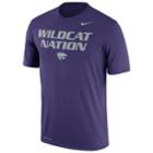 Men's Nike Kansas State Wildcats Authentic Legend Tee, Size: Xl, Purple