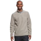 Men's Croft & Barrow&reg; Arctic Fleece Quarter-zip Pullover, Size: Medium, Med Brown