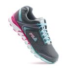 Fila&reg; Oculus Reflective Women's Running Shoes, Size: 6.5, Dark Beige