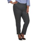 Plus Size Briggs Millennium Mid-rise Straight-leg Pants, Women's, Size: 22 W, Med Grey