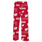 Men's Concepts Sport Wisconsin Badgers Slide Lounge Pants, Size: Medium, Red