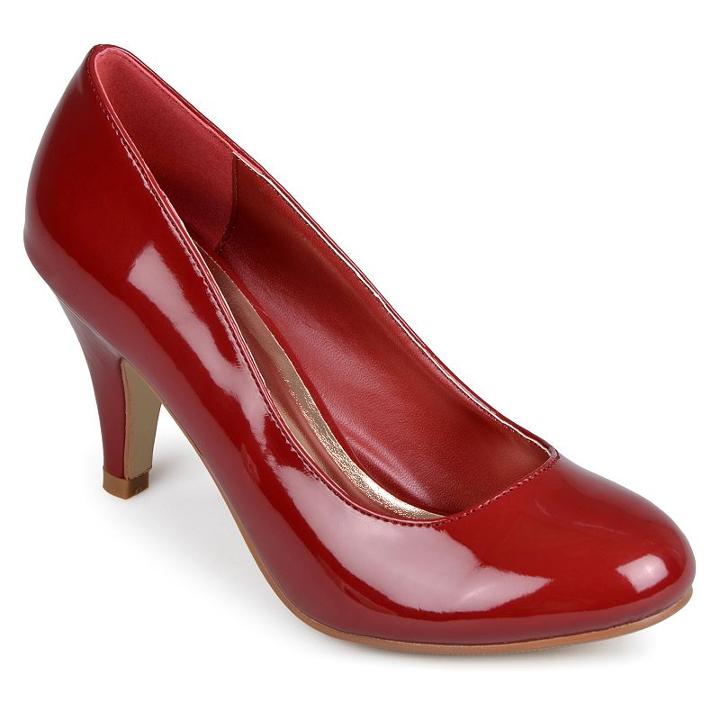 Journee Collection Mavis Women's Dress Heels, Girl's, Size: 10 Wide, Dark Red