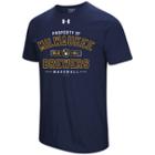 Men's Under Armour Milwaukee Brewers Heat Gear Crushed It Tee, Size: Medium, Blue (navy)