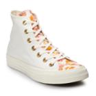 Women's Converse Chuck Taylor All Star Hi Floral High Top Shoes, Size: 7, Beige