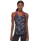 Women's Fila Sport&reg; Printed Core Mesh Inset Workout Tank Top, Size: Xs, Black