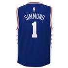 Boys 8-20 Philadelphia 76ers Ben Simmons Replica Road Jersey, Size: Xl 18-20, 76r Blue