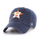 Men's '47 Brand Houston Astros Clean Up Cap, Blue (navy)