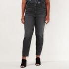 Plus Size Lc Lauren Conrad Midrise Skinny Jeans, Women's, Size: 18 W, Grey