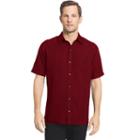 Big & Tall Van Heusen Classic-fit Striped Dobby Button-down Shirt, Men's, Size: L Tall, Red Other