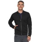 Men's Marc Anthony Slim-fit Ponte Bomber Jacket, Size: Medium, Black
