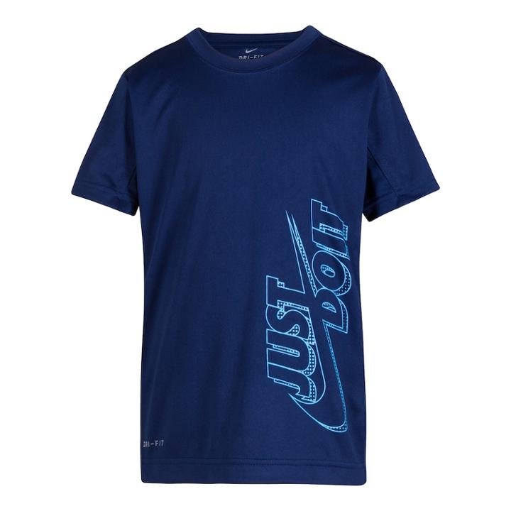 Boys 4-7 Nike Just Do It Dri-fit Legacy Graphic Tee, Size: 6, Dark Blue