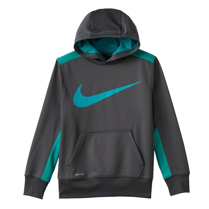 Boys 8-20 Nike Therma-fit Ko Swoosh Hoodie, Boy's, Size: Small, Grey Other