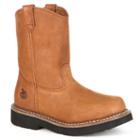 Georgia Boot Wellington Boys' Pull-on Boots, Boy's, Size: 3.5, Brown