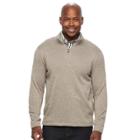 Men's Croft & Barrow&reg; Classic-fit Outdoor Fleece Sweater, Size: Large, Med Brown