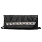 Gunne Sax By Jessica Mcclintock Lisa Rhinestone Pleated Clutch, Women's, Black