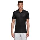 Men's Adidas Club Tex Polo, Size: Medium, Black