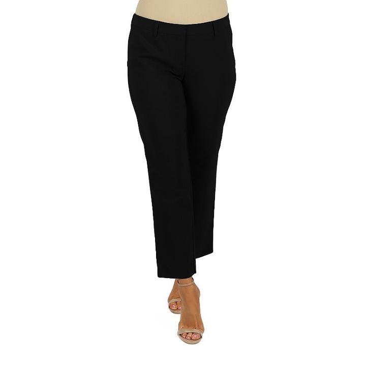 Women's Harve Benard Ankle Pants, Size: 6, Black