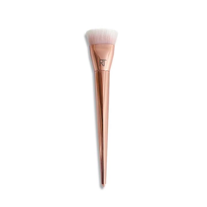 Real Techniques Bold Metals Collection 301 Flat Contour Brush, Pink