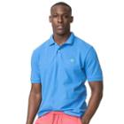 Men's Chaps Stretch Solid Pique Polo, Size: Small, Blue