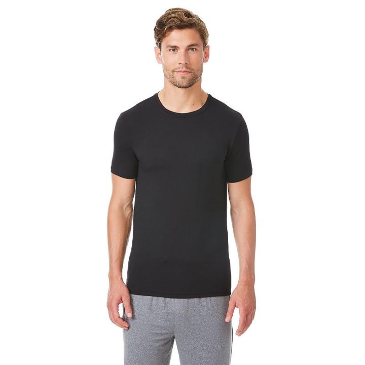 Men's Coolkeep Performance Tee, Size: Small, Black