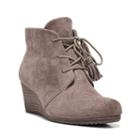 Dr. Scholl's Dakota Women's Wedge Ankle Boots, Size: Medium (7), Lt Brown