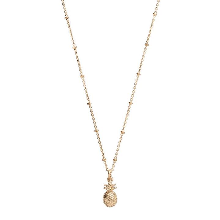 Lc Lauren Conrad Pineapple Pendant Necklace, Women's, Gold