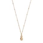 Lc Lauren Conrad Pineapple Pendant Necklace, Women's, Gold