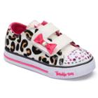 Skechers Twinkle Toes Shuffles Sparkle Sass Toddler Girls' Light-up Shoes, Girl's, Size: 10 T, Beige Oth