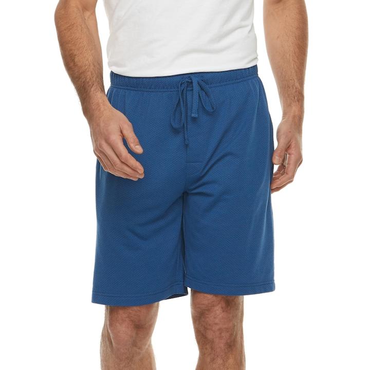 Men's Fruit Of The Loom Everlight Modal Lounge Shorts, Size: Small, Blue (navy)