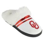 Women's Oklahoma Sooners Plush Slippers, Size: Small, White