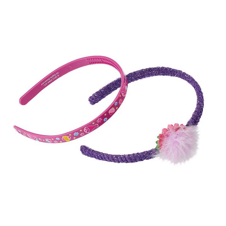 Girls 4-16 Dreamworks Trolls Poppy & Cupcake 2-pk. Headbands, Girl's, Multicolor