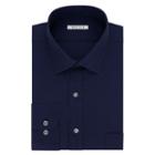 Men's Van Heusen Flex Collar Regular-fit Pincord Dress Shirt, Size: 15-32/33, Dark Blue