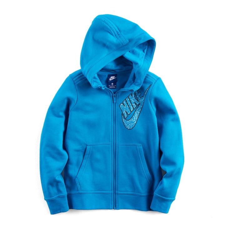 Girls 7-16 Nike Zip-up Hoodie, Size: Medium, Brt Blue