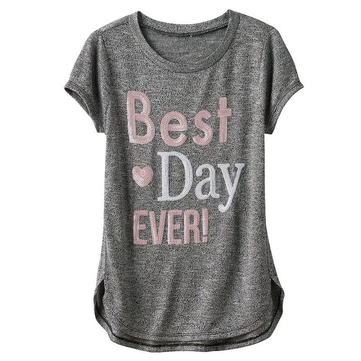 Girls 7-16 Miss Chievous Hatchi Knit Sequin High-low Hem Top, Girl's, Size: Xl, Black