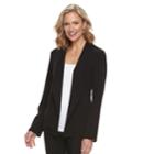 Women's Dana Buchman Draped Jacket, Size: Xs, Black