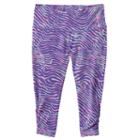 Girls 4-6x Champion Capri Leggings, Girl's, Size: 6, Purple