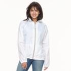 Women's Columbia Rain To Fame Hooded Rain Jacket, Size: Medium, Natural