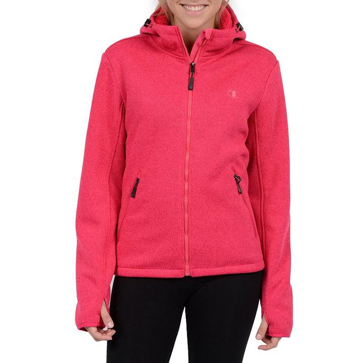 Plus Size Champion Hooded Jacket, Women's, Size: 1xl, Pink