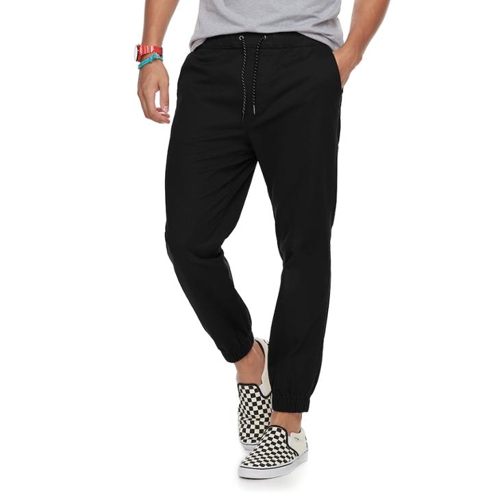 Men's Urban Pipeline&reg; Maxflex Twill Jogger Pants, Size: Large, Black