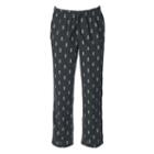 Men's Croft & Barrow&reg; Flannel Lounge Pants, Size: Small, Dark Green