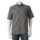 Men's Wolverine Trailhead Button-down Shirt, Size: Large, Dark Grey