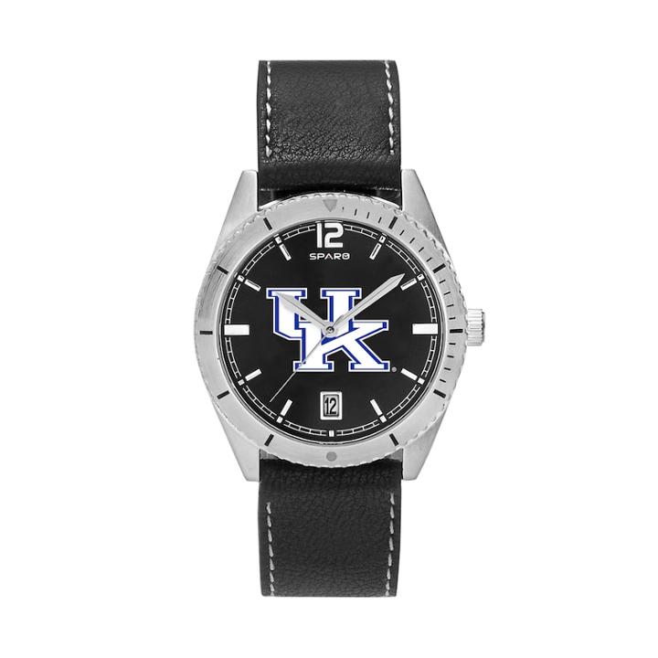 Men's Kentucky Wildcats Guard Leather Watch, Multicolor