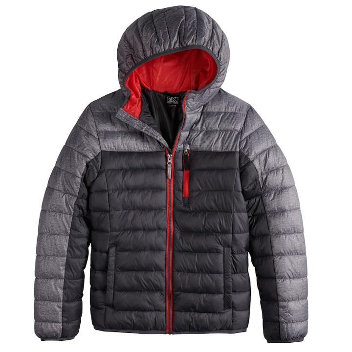Boys 8-20 Zeroxposur Ultra Faux-down Jacket, Size: Medium, Med Blue