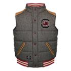 Men's Franchise Club South Carolina Gamecocks Legacy Reversible Vest, Size: 4xl, Grey