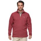 Big & Tall Columbia Ortega Oaks Quarter-zip Fleece Jacket, Men's, Size: Xl Tall, Dark Red