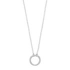 Love This Life Sterling Silver Circle Pendant, Women's