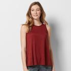 Women's Sonoma Goods For Life&trade; Swing Tank, Size: Small, Dark Red