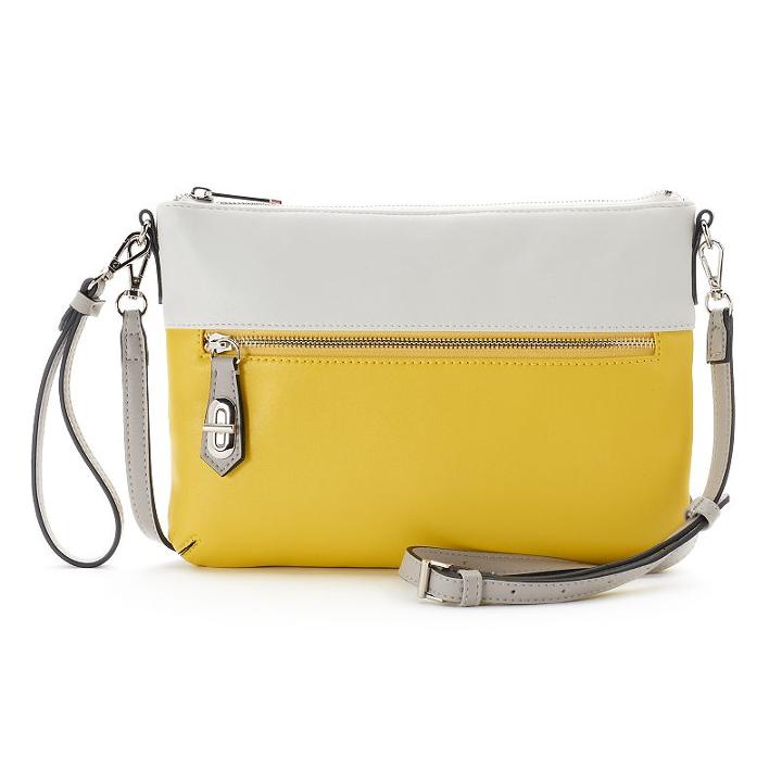 Reed Flat Crossbody Bag, Women's, Brt Yellow
